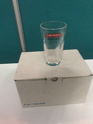 6 x Smirnoff Glas Longdrinkglas