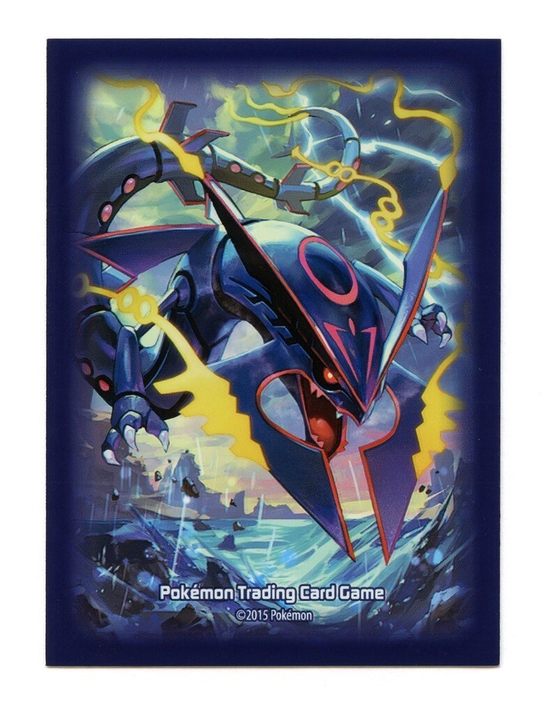 Rare 2015 Mega Rayquaza Individual Card Sleeve Pokemon Center Original Rare 2015 Mega Rayquaza Individual Card Sleeve Pokemon Center Original