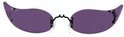 Dracula Victorian Vampire Bride Elope ADULT PURPLE GOTHIC VAMPIRESS GLASSES