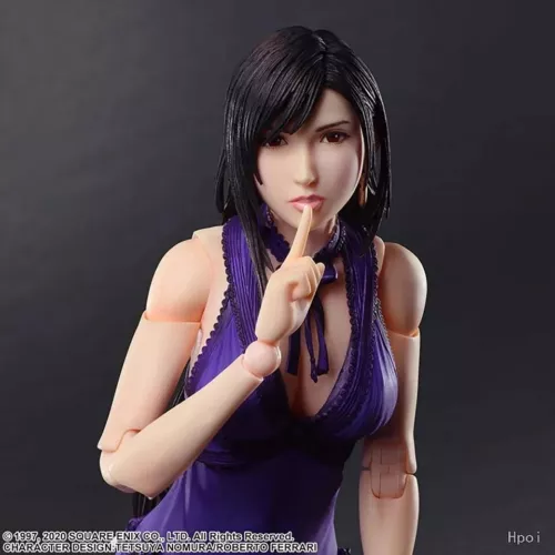 25cm PLAY ARTS Kai Final Fantasy VII Remake Tifa Lockhar Action Figure Game Toy - Bild 10 von 17