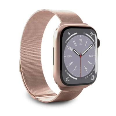Cinturino per Apple Watch 38-41 mm Maglia Milanese Rosa