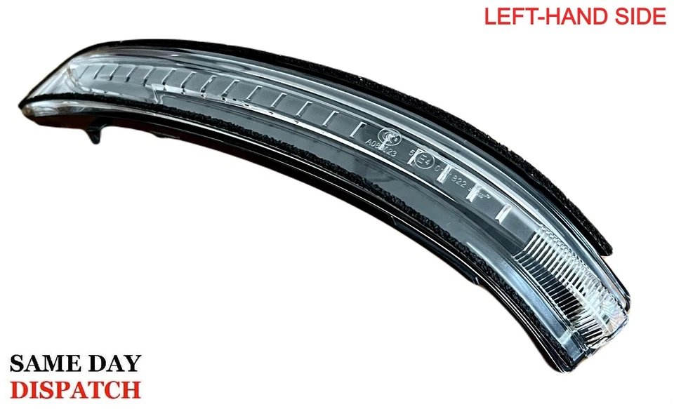 Lente indicadora de señal de giro del espejo retrovisor lateral izquierdo para Nissan Qashqai Juke X-Trail Foto 2 de 3