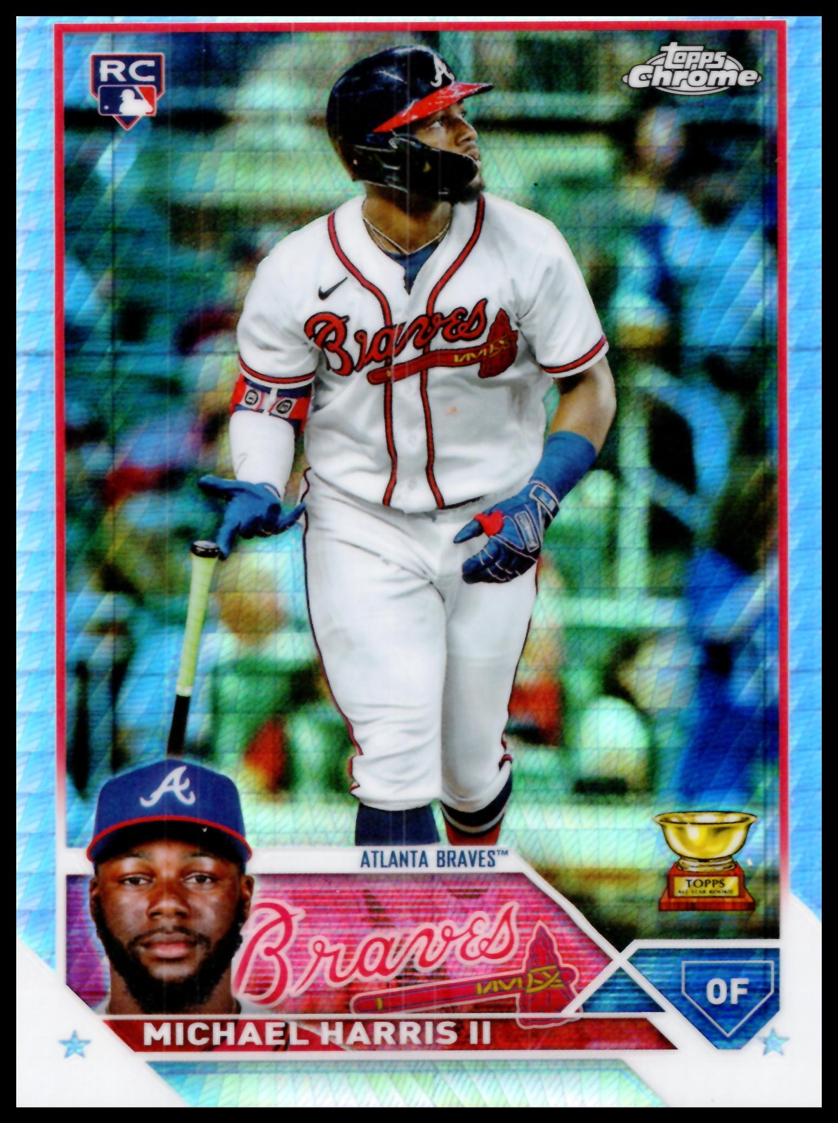 2023 Topps Chrome Michael Harris II #79 Prism Refractor