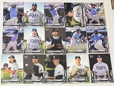 2022 TOPPS NOW TAMPA BAY RAYS ROAD TO OPENING DAY 15-CARD TEAM SET