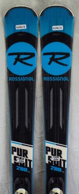 18-19 Rossignol Pursuit 200 Used Men's Demo Skis w/Bindings Size 163cm #974070
