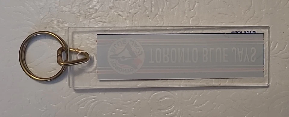 Toronto Blue Jays Logo Lucite Key Chain (1992, Wincraft Ind) - New - Image 4 of 4