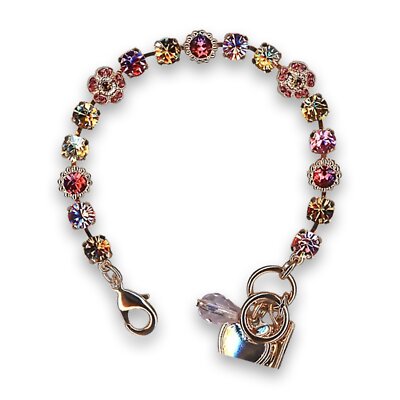 Bracelet by Mariana Woman Lovely Rose and Golden Swarovski Crystals | eBay