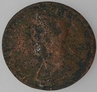 Colonial Era – British half Penny George II 1733 [KM# 566] — photo 2