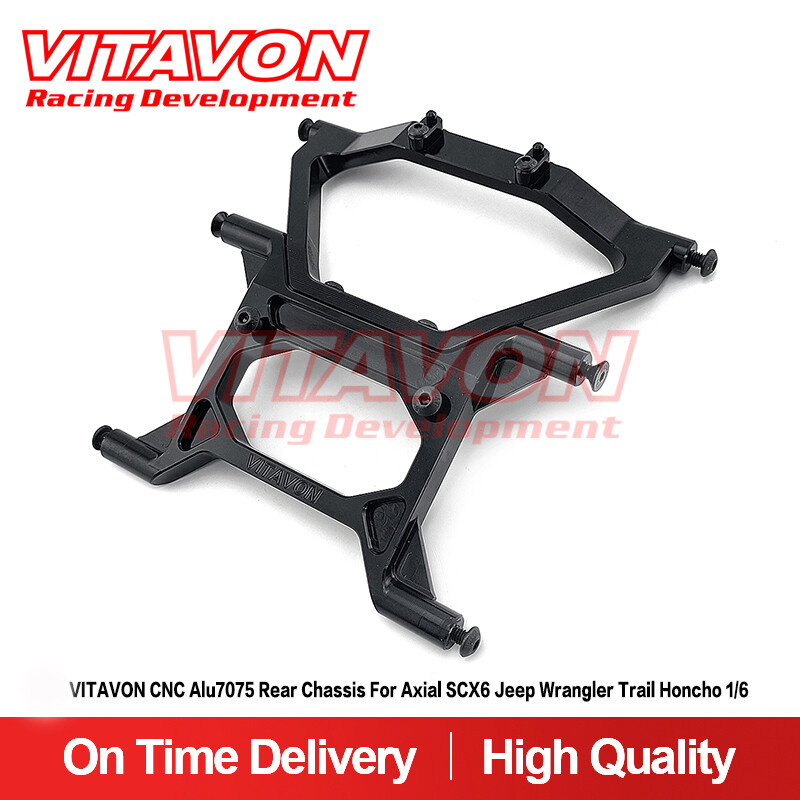 Vitavon CNC Alu7075 Rear Chassis For Axial SCX6 Jeep Wrangler Trail ...
