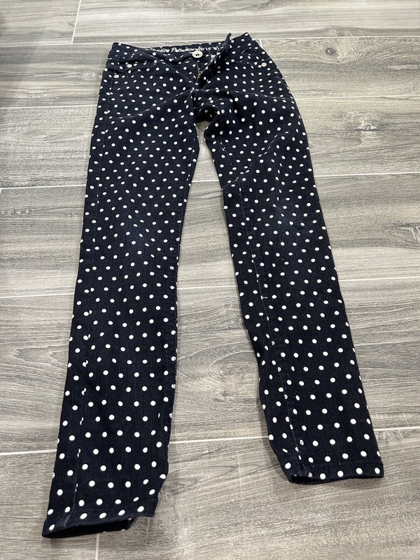 Girls polka dot pants by Justice size 10R