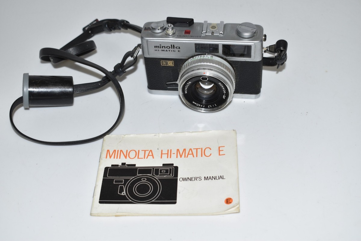 MINOLTA　HIMATIC Ｅ VINTAGE Minolta Hi-Matic E Camera! - The Film Photography Project