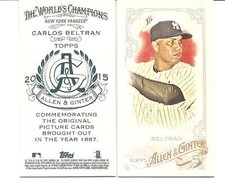 2015 ALLEN & GINTER. CARLOS BELTRAN. NNO. 