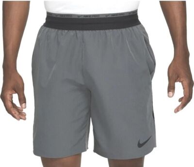 Nike Men's Dri-FIT Flex Rep Pro Collection Shorts DD1700-068 Grey Black SZ XXL