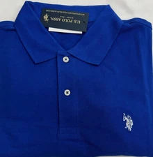 New U.S. Polo Assn. Men's Short Sleeve Polo Blue Color Size S $21.00