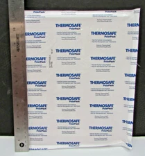 Thermosafe PolarPack, (6) Foam Brick Cold Insulating packs,11" x 9.5" x 1" ea, 