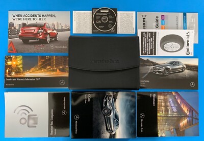 2017 Mercedes C-Class Owner's Manual Set – C300, C350e, C43, C63 AMG – Paper Guide Book