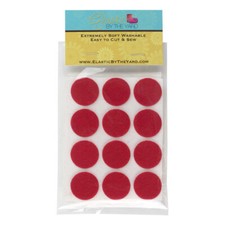 1" Red Adhesive Felt Circles - Pack of 240 Dots