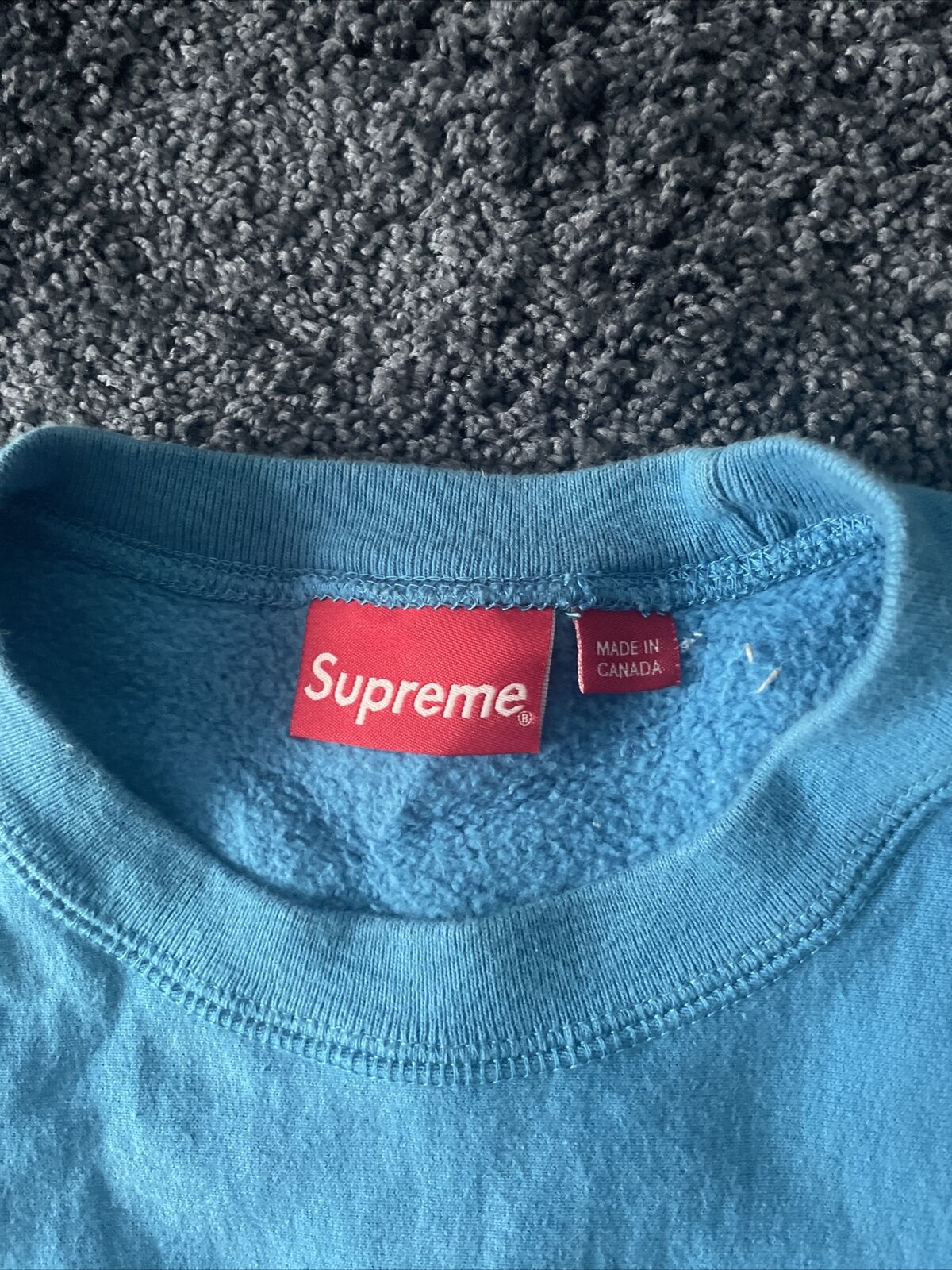 Supreme Black Box Logo Crewneck Size Medium FW18 … - image 2