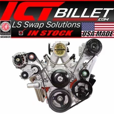 LS Swap 96-98 Vortec Truck HT6 A/C Compressor Power Steering Bracket LS1 LS3 LSX