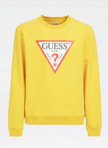 yellow guess sweater