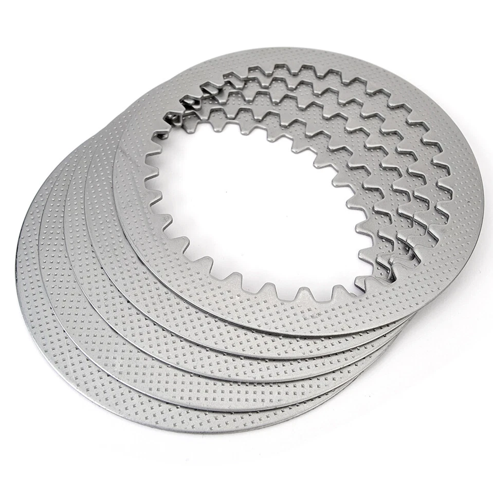 Clutch Friction Steel Plate Kit For Suzuki TS125 84-94 TS185 73-81 TS250 85-89 Foto 2 de 4