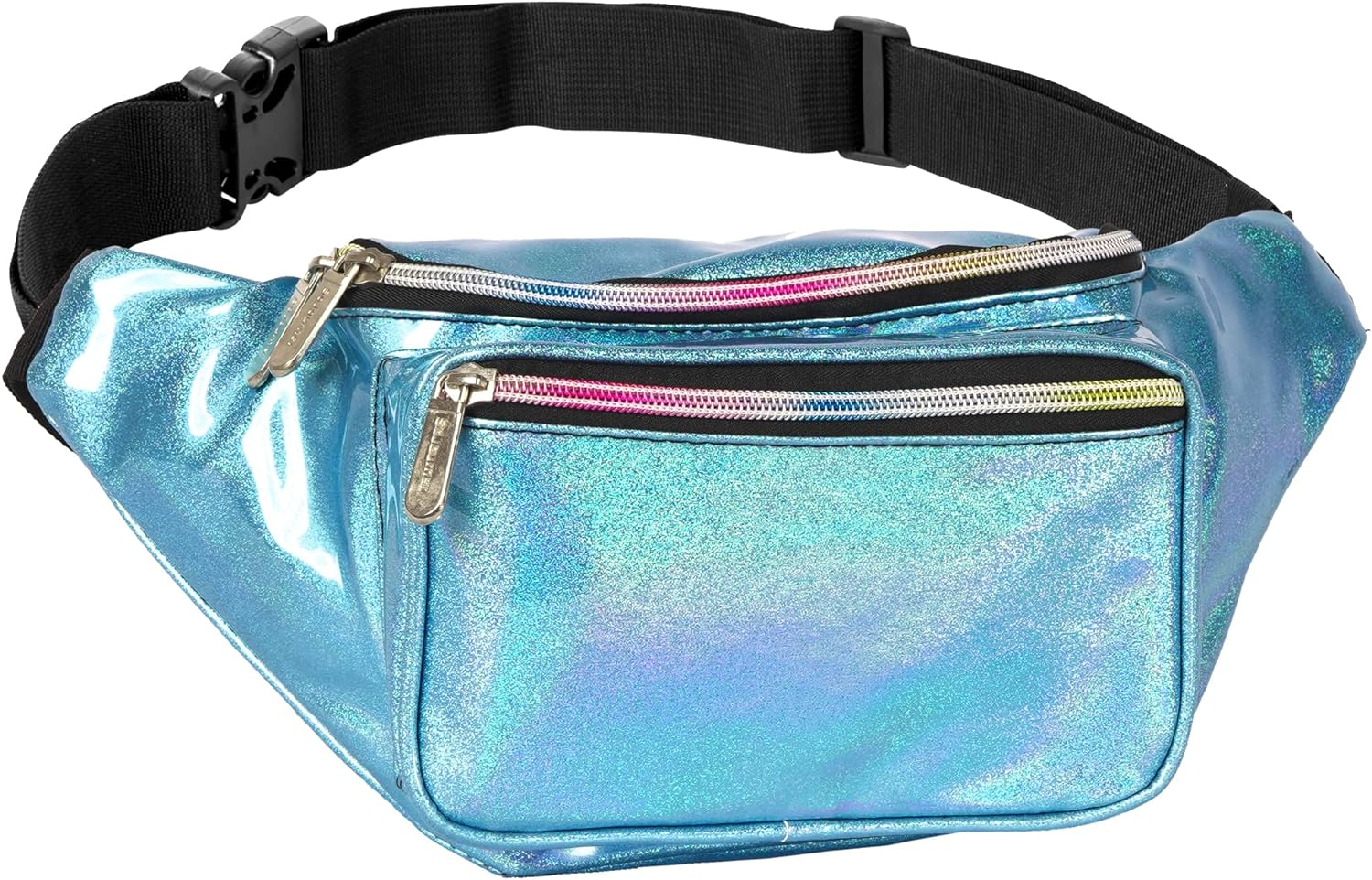 Holographic Fanny Pack Crossbody Bag for Men and Women