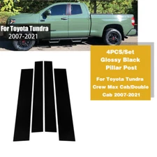 4x Pillar Post For 2007-2021 Toyota Tundra Door Trim Cover Car Auto Accessories