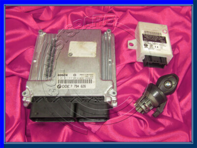 BMW X5 X3'es E53 E83 3.0d M57N DIESELMOTOR DDE EWS3+ ZÜNDSCHLOSS SCHLÜSSEL ECU SET