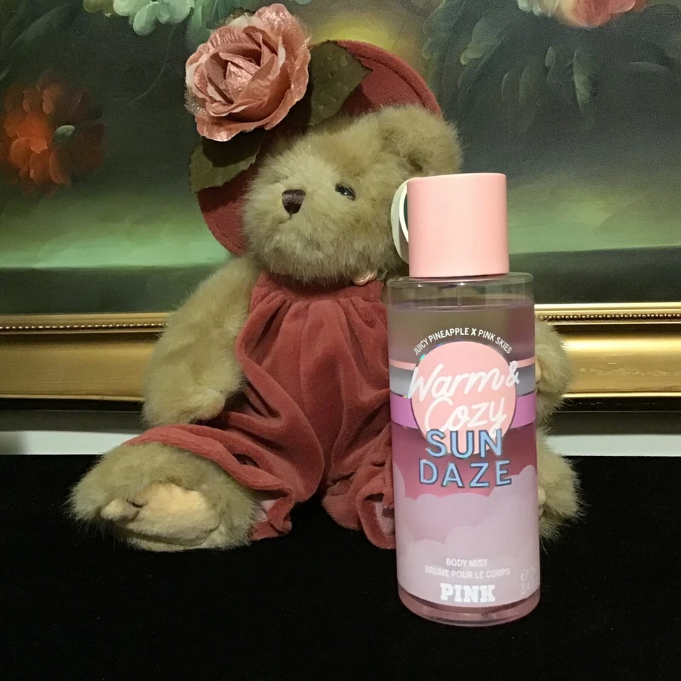 NEW VICTORIA'S SECRET PINK SCENTED Body Mist LIMITED EDITION SUN DAZE 250 ml  - Imagem 2 de 3