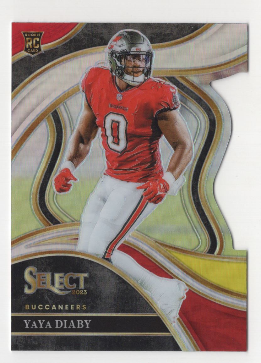 2023 Panini Select Red/Yellow Die-Cut RC YaYa Diby Tampa Bay