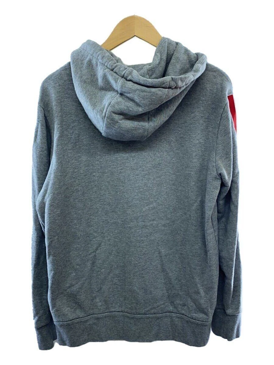 Cardigan MONCLER con cappuccio e zip S cotone grigio