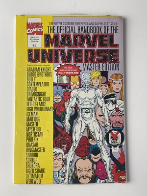 Marvel Comics The Official Handbook of The Marvel Universe Master Edition 13