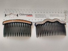 2 NEU Haarkamm mit schöne Farbe Diamanten Haarschmuck