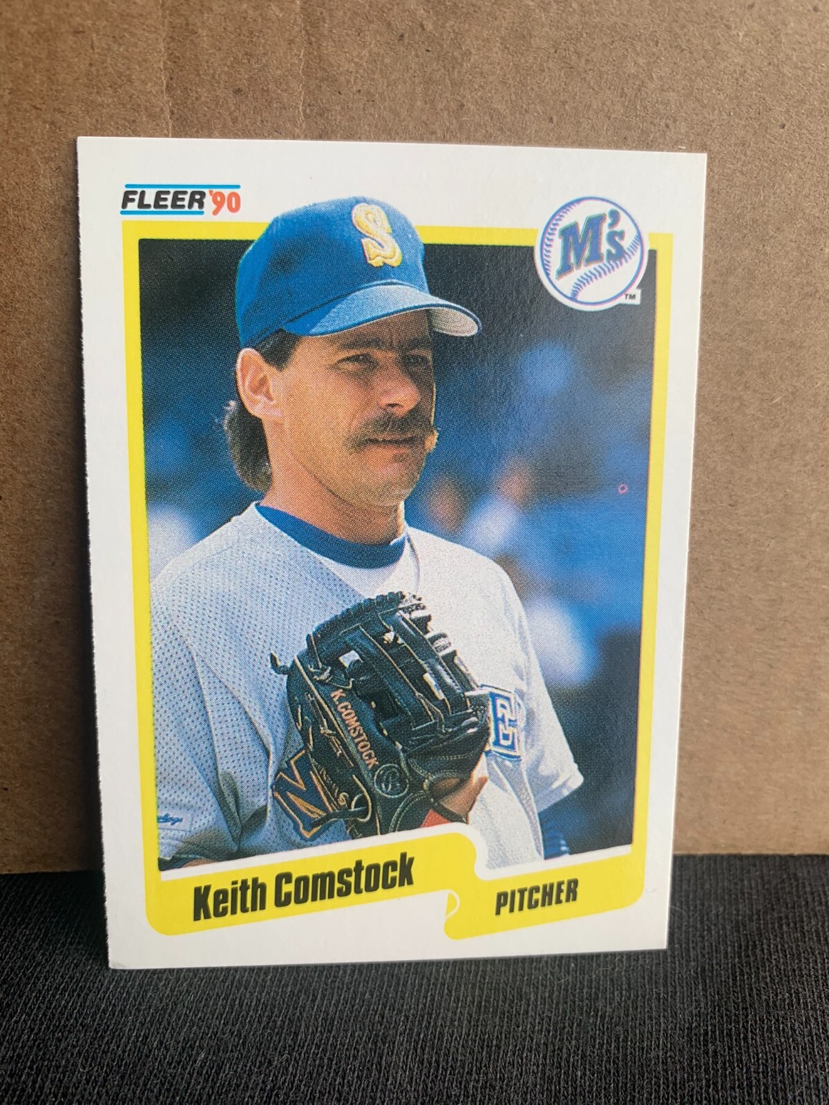 1990 Fleer Baseball Card Seattle Mariners Keith Comstock eBay