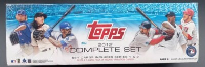 2012 Topps MLB Baseball Factory Sealed Complete Set - Bryce Harper