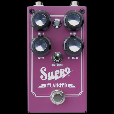 BRAND NEW SUPRO 1309 ALL ANALOG FULL STEREO FLANGER GUITAR EFFECT PEDAL 