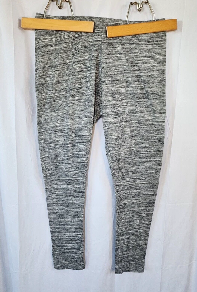 Faded Glory W XL Mixto Gris Leggings Tobillo Suave Elástico Cómodo Cintura Elástica Foto 3 de 4