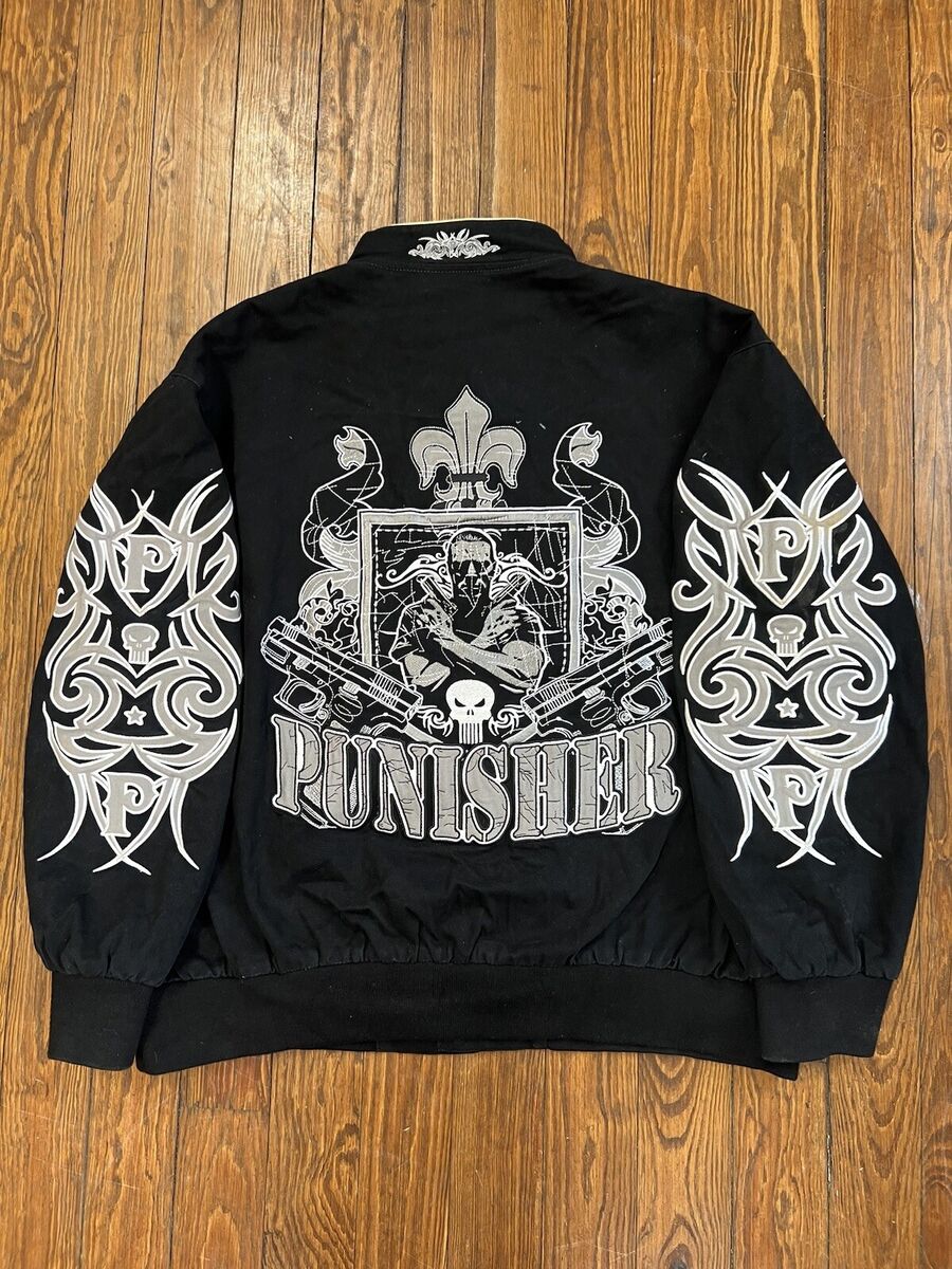 JH DESIGN MARVEL PUNISHER Racing Jacket Vintage Jeff JH DESIGN MARVEL PUNISHER Racing Jacket Vintage Jeff