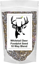 18 Lbs Food Plot Seed for Deer 10 Seed Blend Spring or Fall Planting 2.5 Acres