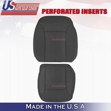 2007 to 2012 For Mercedes GL350 GL450 Driver Top & Bottom Leather Covers Black