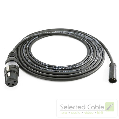 10m Mikrofonkabel Mini-XLR auf XLR 1:1 für Blackmagic 4K 6K by Selected Cable