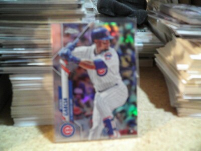 2020 TOPPS CHROME ROOKIE REFRACTOR # 181- ROBEL GARCIS- CUBS- MINT
