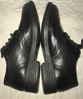 Drew Clayton Mens Size 9 N Wingtip Oxford Black Lace Up  display picture 2