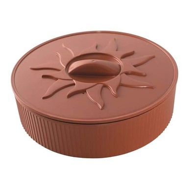 Nordic Ware Tortilla und Pfannkuchen Wärmer Box, BPA Hot Pot, Orange