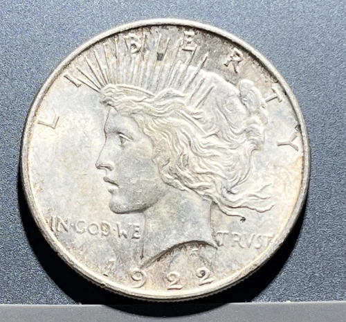 1922 Peace Silver Dollar Uncirculated Philadelphia 90% Silver