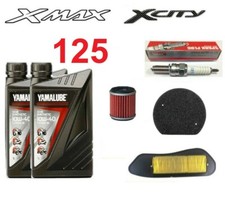 KIT TAGLIANDO ORIGINALE YAMAHA X-MAX 125 OLIO YAMALUBE FILTRI CANDELA XMAX