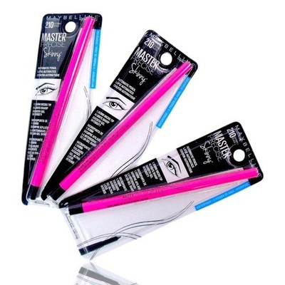 3-Pack Maybelline #210 Black Master Precise Skinny Gel Eyeliner Pencil Defining