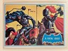 Vintage 1966 Topps Batman Blue Bat Logo #34B A FATAL JOUST