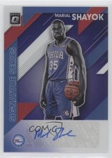 2019 Panini Donruss Optic Signature Series Purple Prizm Marial Shayok Auto 1u6