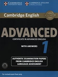 Cambridge English Advanced 1 for Revised Exam from 2015 ... | Buch | Zustand gut